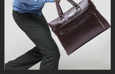 歐美風尚，商務新選 探索高端男士真皮單肩斜跨公文包